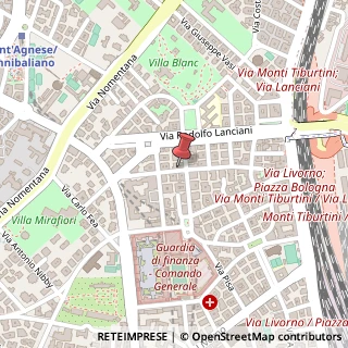 Mappa Via Felice Grossi Gondi, 13, 00162 Roma, Roma (Lazio)