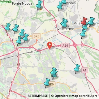 Mappa Via Serramonacesca, 00132 Roma RM, Italia (6.6725)