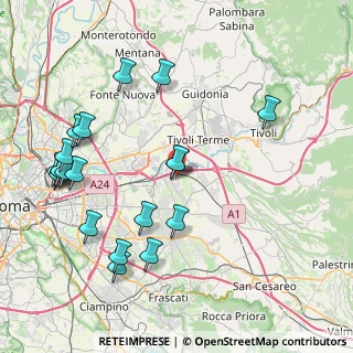Mappa Via Villalfonsina, 00132 Roma RM, Italia (9.942)