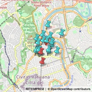 Mappa Piazza Bainsizza, 00195 Roma RM, Italia (0.5335)