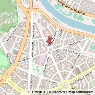 Mappa Via Filippo Corridoni, 4, 00195 Roma, Roma (Lazio)