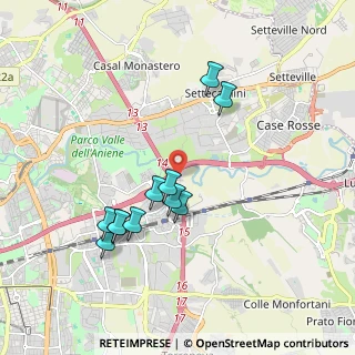 Mappa Via Palata, 00155 Roma RM, Italia (1.86909)
