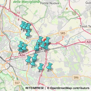 Mappa Via Palata, 00155 Roma RM, Italia (3.954)