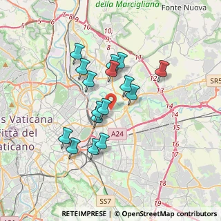 Mappa 00158 Roma RM, Italia (3.13188)