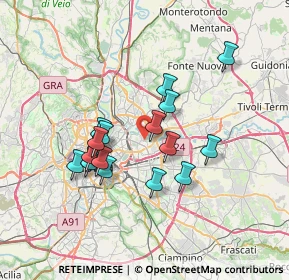 Mappa 00158 Roma RM, Italia (6.36438)