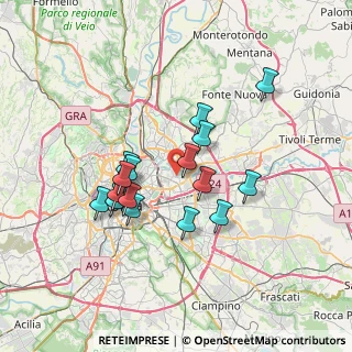 Mappa 00158 Roma RM, Italia (6.36438)