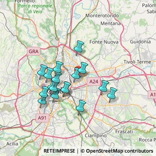 Mappa 00158 Roma RM, Italia (6.82588)