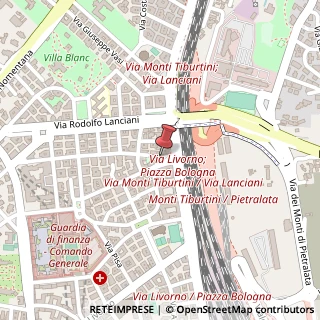 Mappa Piazza Oreste Tommasini,  14, 00162 Roma, Roma (Lazio)