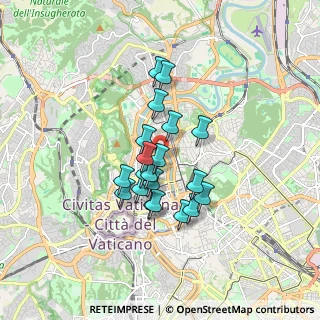 Mappa Via Ederle Carlo, 00195 Roma RM, Italia (1.366)