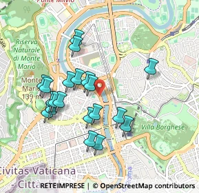 Mappa Lungotevere Guglielmo Oberdan, 00195 Roma RM, Italia (0.9175)