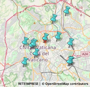 Mappa Lungotevere Guglielmo Oberdan, 00195 Roma RM, Italia (3.94417)