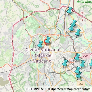 Mappa Viale Carso, 00195 Roma RM, Italia (6.2375)