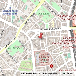 Mappa Via Costantino Corvisieri, 9, 00162 Roma, Roma (Lazio)
