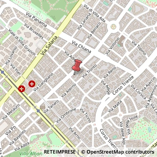 Mappa Via Tagliamento, 44, 00198 Roma, Roma (Lazio)