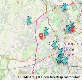 Mappa Via del Monte della Capanna, 00168 Roma RM, Italia (5.04364)