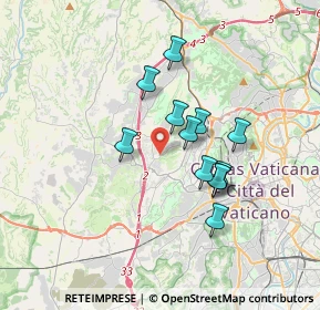 Mappa Via del Monte della Capanna, 00168 Roma RM, Italia (2.95833)