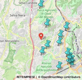 Mappa Via del Monte della Capanna, 00168 Roma RM, Italia (2.65769)