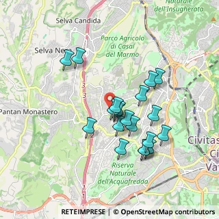 Mappa Via del Monte della Capanna, 00168 Roma RM, Italia (1.675)