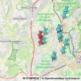 Mappa Via del Monte della Capanna, 00168 Roma RM, Italia (2.05133)