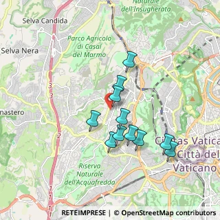 Mappa Via Gabriele Paleotti, 00168 Roma RM, Italia (1.61091)