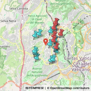 Mappa Via Gabriele Paleotti, 00168 Roma RM, Italia (1.38)