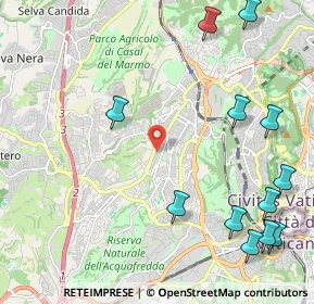 Mappa Via Gabriele Paleotti, 00168 Roma RM, Italia (3.04583)