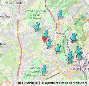 Mappa Via Gabriele Paleotti, 00168 Roma RM, Italia (2.21833)