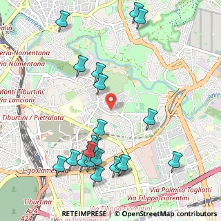 Mappa Via Gaetano Giorgio Gemmellaro, 00158 Roma RM, Italia (1.3105)