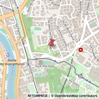 Mappa Via Francesco Jacovacci, 25, 00197 Roma, Roma (Lazio)