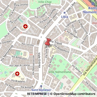 Mappa Via Sirte,  35, 00199 Roma, Roma (Lazio)