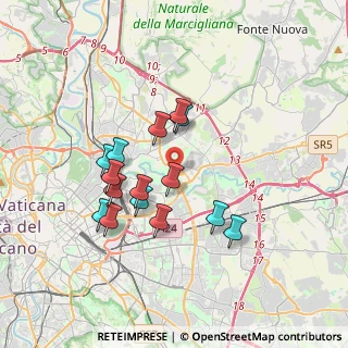 Mappa Via Leonida Rech, 00156 Roma RM, Italia (3.31133)