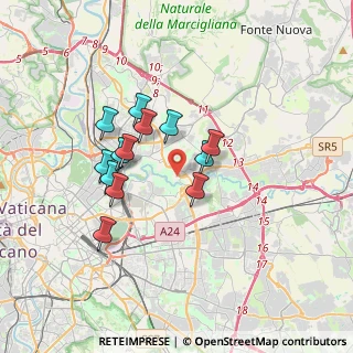 Mappa Via Leonida Rech, 00156 Roma RM, Italia (3.05077)