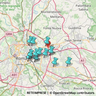 Mappa Grande Raccordo Anulare, 00131 Roma RM, Italia (6.32867)