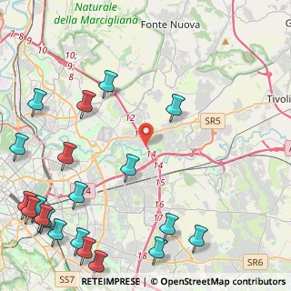 Mappa Grande Raccordo Anulare, 00131 Roma RM, Italia (6.9685)