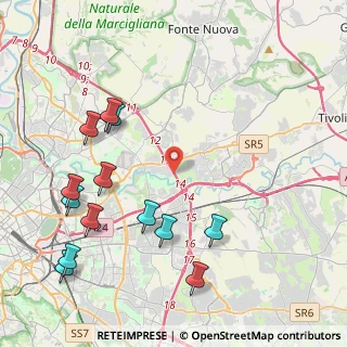 Mappa Grande Raccordo Anulare, 00131 Roma RM, Italia (5.34615)