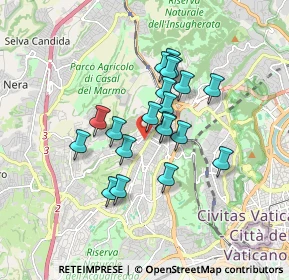 Mappa Via Ferrante Ruiz, 00168 Roma RM, Italia (1.384)