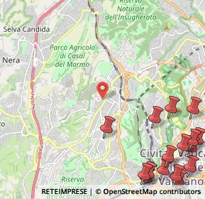 Mappa Via Ferrante Ruiz, 00168 Roma RM, Italia (3.73375)