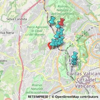 Mappa Via Ferrante Ruiz, 00168 Roma RM, Italia (1.55077)