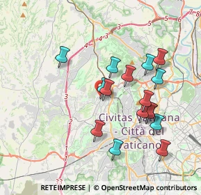 Mappa Via Ferrante Ruiz, 00168 Roma RM, Italia (3.74063)
