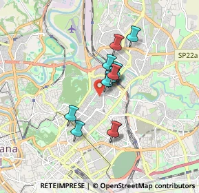Mappa Via Lucrino, 00100 Roma RM, Italia (1.2925)