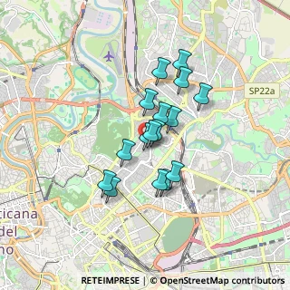 Mappa Via Lucrino, 00199 Roma RM, Italia (1.32938)