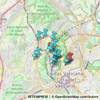 Mappa Via Piccio Pier Ruggero, 00136 Roma RM, Italia (1.2735)