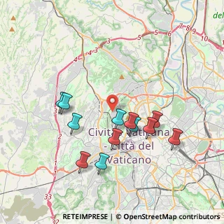 Mappa Via Piccio Pier Ruggero, 00136 Roma RM, Italia (3.81167)