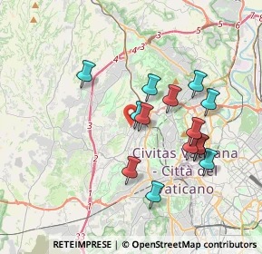 Mappa Via Ellero Lorenzo, 00168 Roma RM, Italia (3.54571)