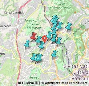 Mappa Via Ellero Lorenzo, 00168 Roma RM, Italia (1.428)