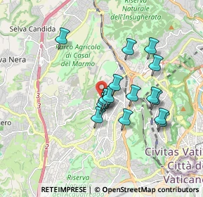 Mappa Via Ellero Lorenzo, 00168 Roma RM, Italia (1.56875)
