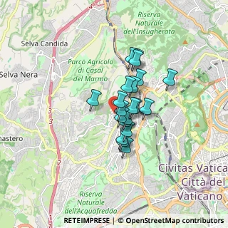 Mappa Via Ellero Lorenzo, 00168 Roma RM, Italia (1.142)