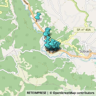 Mappa Via Sublacense Km 13, 00028 Subiaco RM, Italia (0.32714)