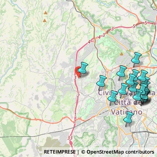 Mappa Via Monte del Marmo, 00168 Roma RM, Italia (6.3885)