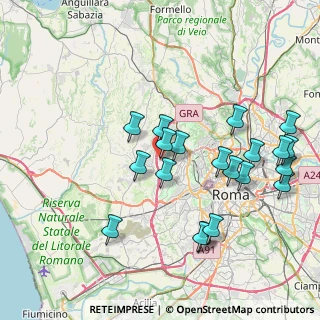 Mappa Via Monte del Marmo, 00168 Roma RM, Italia (8.6615)